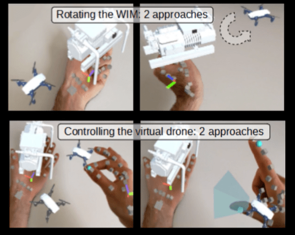 WIM-Drone: Combining a World-In-Miniature and Micro-Gestures for Teleoperation in Augmented Reality.
